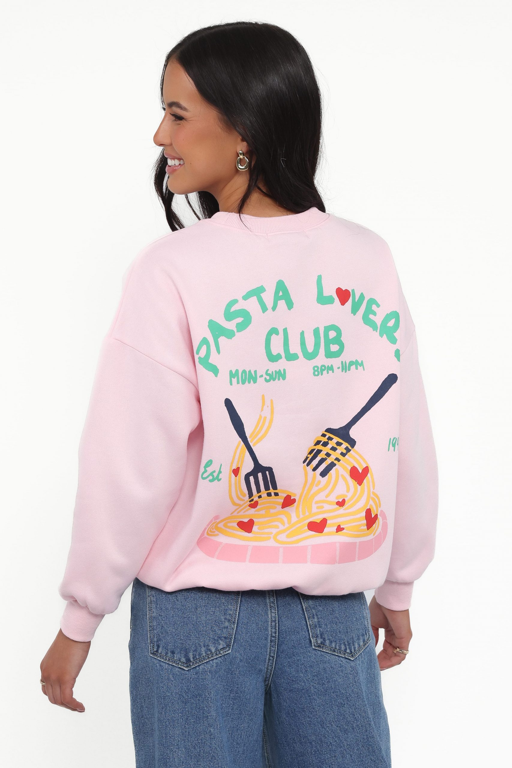 Pasta Lovers Club Graphic Sweater - Image 2
