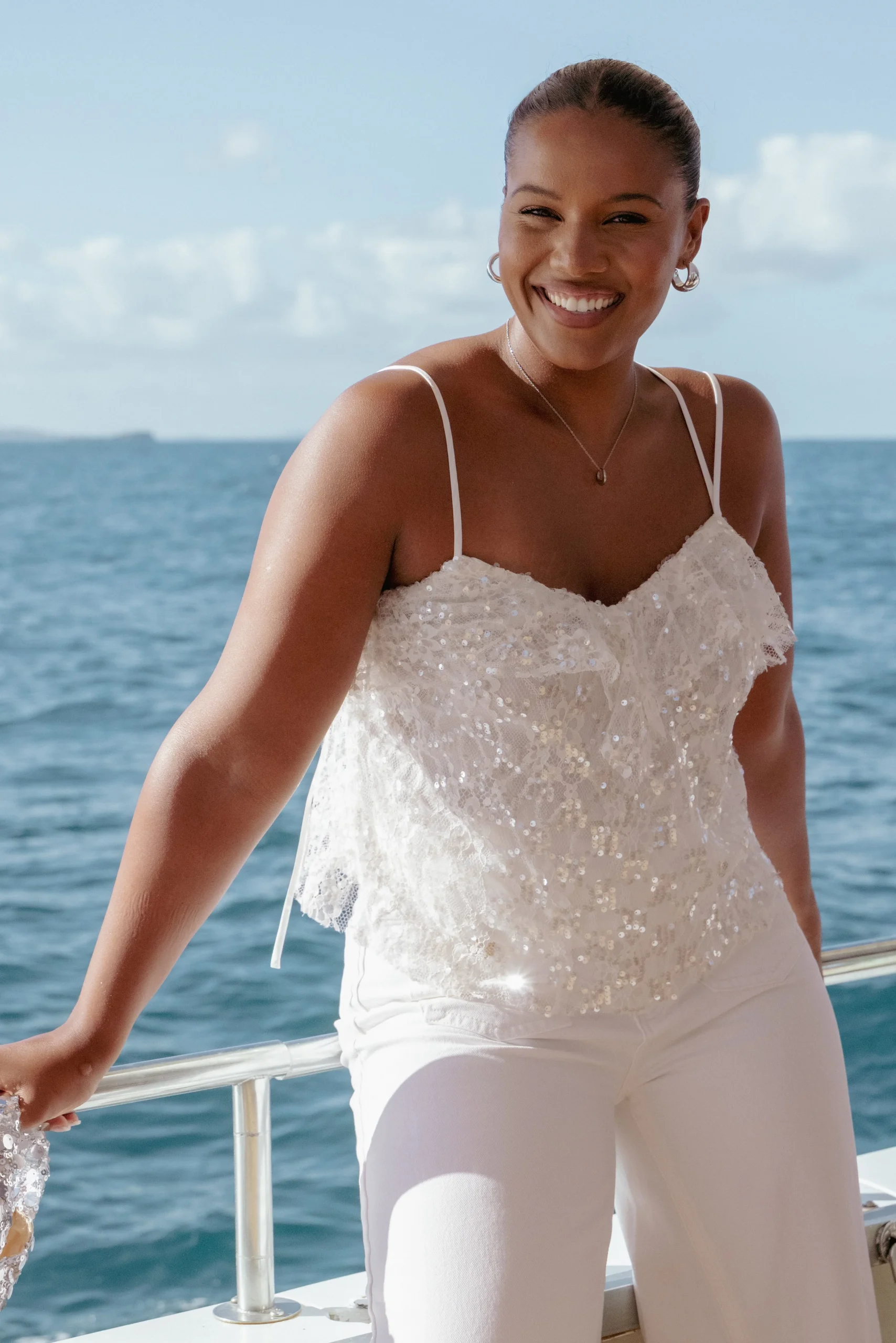 Zinnia Sequins Sleeveless Top - Image 2